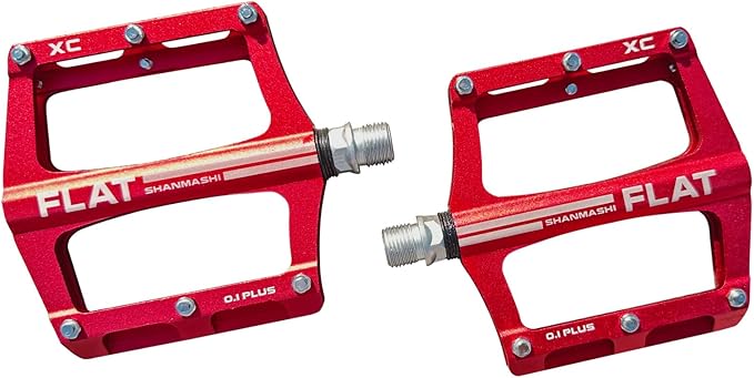 UPANBIKE Mountain Bike Bearing Pedals 9/16'' Spindle Aluminum Alloy Flat Platform for BMX MTB Road Bicycle