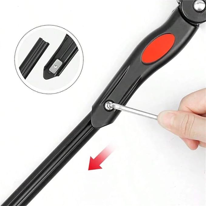 MTB Road Bicycle Kick Stand Aluminum Kickstand Adjustable Mountain Bike Support Side 90 ° Rotating Rear Foot Support Bracket 1pc(Style A)