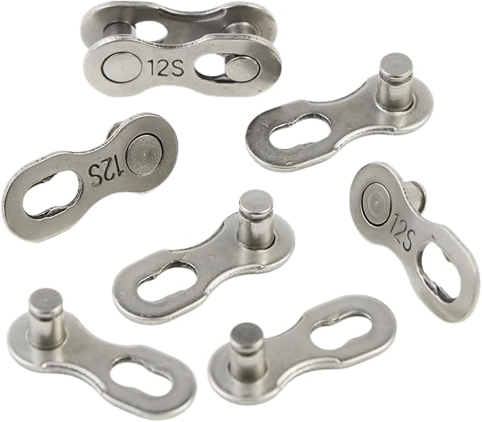 4 Pairs Bicycle Missing Link 1/6/7/8/9/10/11/12 Speed Chain Reusable Steel Bike Chain Link