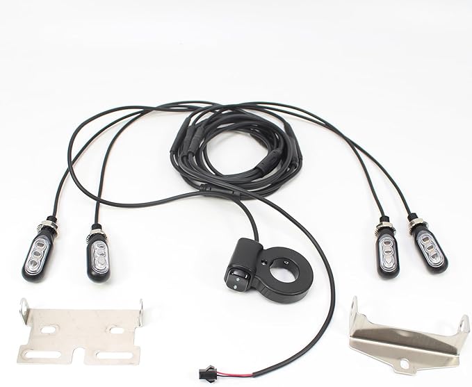 Bike Front Rear Turn Signal Bicycle Rear Left/Right Indicator Light Electric Bicycle Brake Light