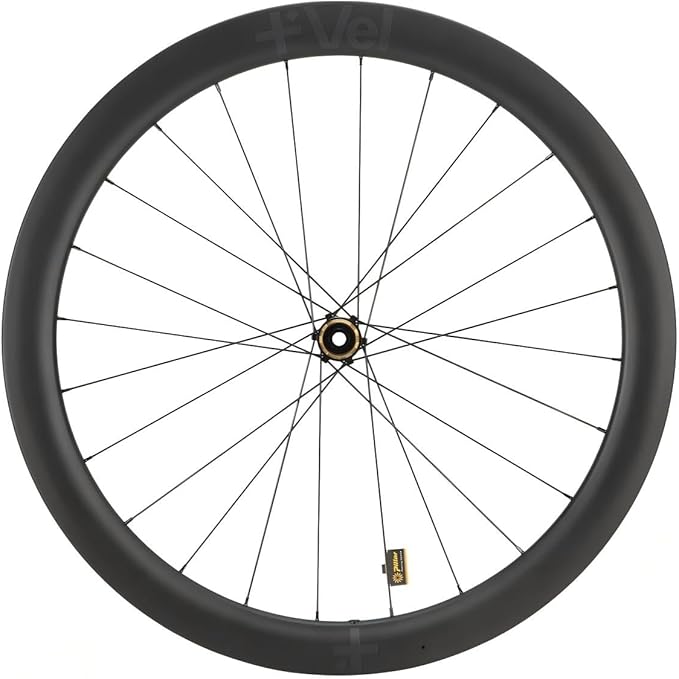 MEROCA VEL Road Bike Carbon Wheelset 700C Clincher Wheelset 50/60mm Deep Disc Brake Clincher/Tubeless Ready, 36T Ratchet Hub, Pillar Spokes