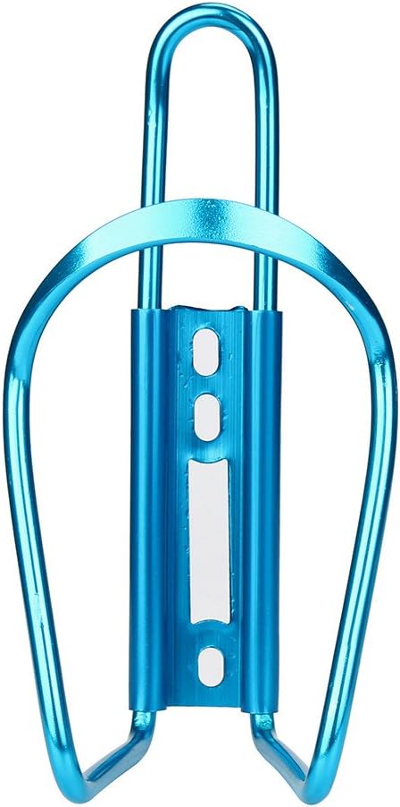 Lightweight Aluminum Alloy Bicycle Water Bottle Cage Holder for Outdoor Activities, Bike Bicycle Cycling Drink Water Bottle Rack Holder Cage (Blue)