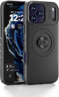 Bike Phone Case for iPhone 17 Pro Max– Shockproof & Slim with Built-in Lock, Compatible with Garmin-Style Mounts, Quick-Release for Road & MTB Cycling