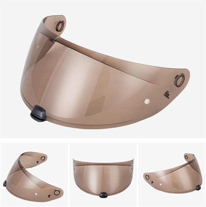 Helmet Visor Replacement Face Shield for HJ-31 i70/i10 Shield Visor Wind Shield Helmet Lens (Light Smoke)