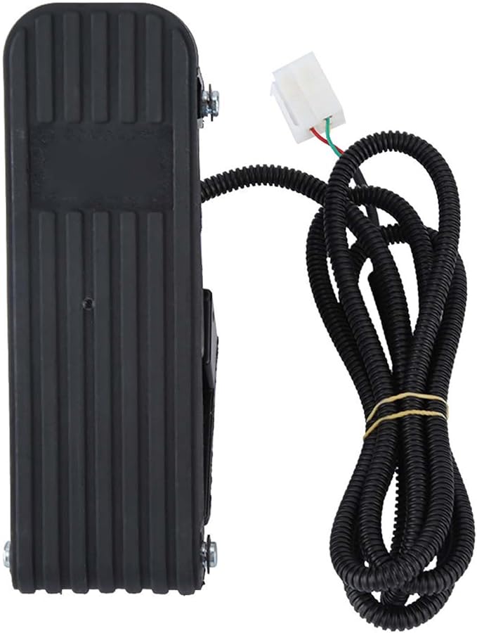 Variable Speed Foot Pedal, Universal Foot Pedal Control Switch, Brake Foot Pedal with 4.9ft Cable for Electric Scooter, Dirt Bike, Kart, ATV, Tricycle