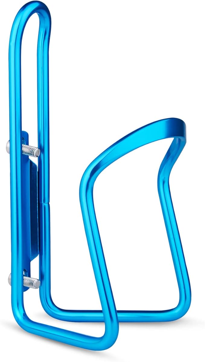 FiveBox Bike Water Bottle Cage, 2Pack Cycling Bicycle Water Bottle Cage Holder Bracket for Mountain Bike MTB Road Bike, Bike Accessories, Made of Lightweight Aluminum Alloy (Blue)