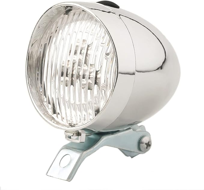 Retro Bike Headlight for Night Riding - Vintage Bike Lights Front and Rear, Lowrider Bicycle Parts, Headlamp Flashlight, LED Bicycle Lights for Women, Beach Cruiser Accessories