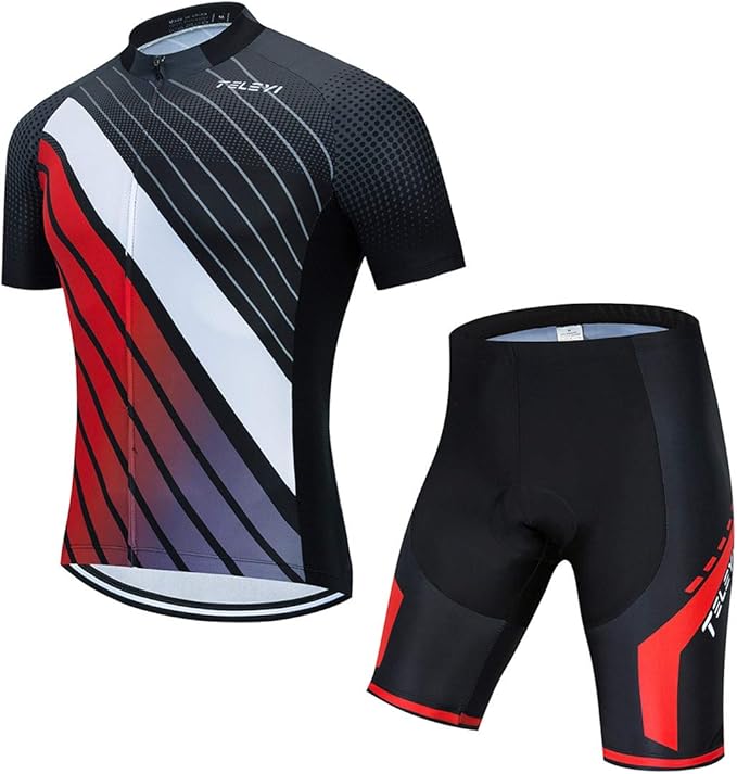 Cycling Jerseys Sets Short Sleeve Bike Clothing Suits Bicycle top Men MTB Jersey Breathable Summer