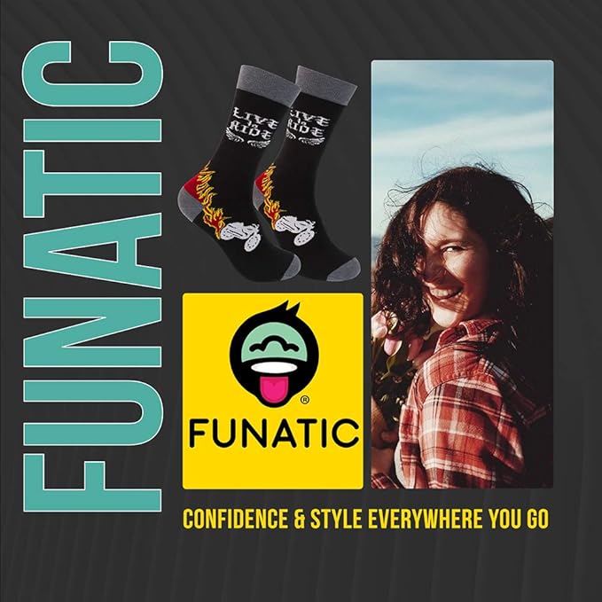 FUNATIC Funny Outdoor Themed Socks for Men Women - Novelty Gifts For Golfing, Fishing, Hunting, Bigfoot, Pickleball, and More