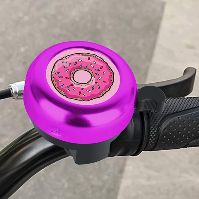 MZELQ Bicycle Bell Cute Clear Sound Adjustable Size Aluminum Bike Accessories Bell Ring for Girls Women Kids Adults