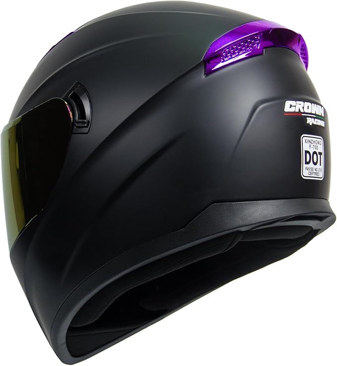 Motorcycle Helmets Street Bike Full Face Motorcycle Helmet Motorbike for Adults DOT Approved Helmets, F-700