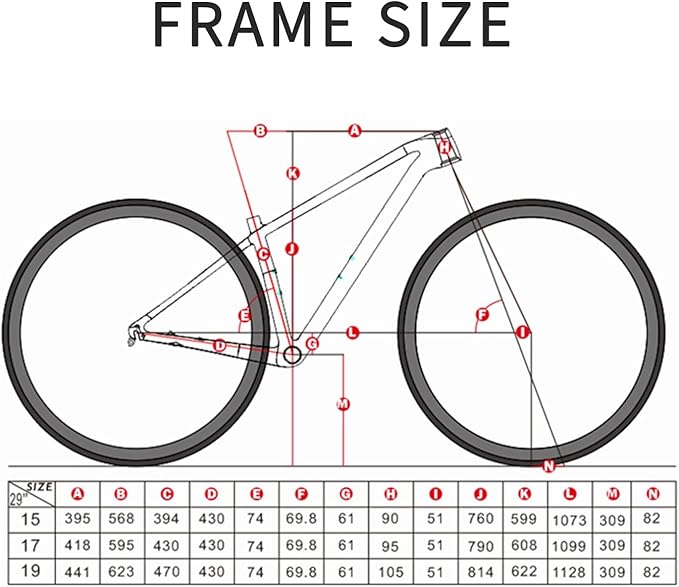 27.5/29er Carbon Fiber Mountain Bike Frame 15"/17"/19" Disc Brake XC Hardtail Frames Thru Axle 12x148mm Boost Frameset Max 2.35" Tire
