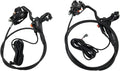 E-Bike Hydraulic Disc Brake Set Electric Power Control Shifter, Aluminum Front 140/160mm Rear 160/180mm Brake Rotors, Left/Right-Front/Rear Braking Direction For Scooter And Motorcycle(front+rear)