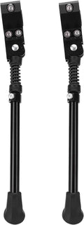 Mountain Bike Kickstand, Aluminum Alloy Bicycle Stand Support with Non Slip Base and Adjustable Length, for 16 20 24 26 Inch Wheel Bikes
