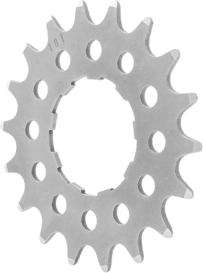 Single-Speed Bike Freewheel 12T/13T/14T/15T/16T/17T/18T Bicycle Flywheel High Strength Stainless Steel Bicycle Sprocket for Mountain Bike MTB