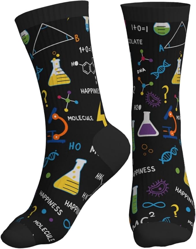 Crew Athletic Socks Funny Crazy Casual Sports Novelty Dress Socks for Women Men Running Hiking