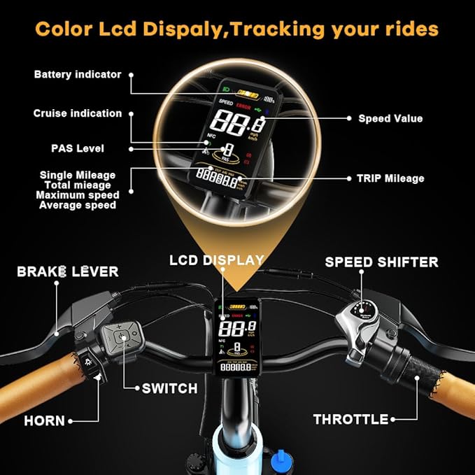 1000W/1500W Peak Electric Bike for Adults,up 80 Miles Removable Battery Ebike, 26/24''" UL Certified Electric Mountain E Bike,Adult Electric Bicycles for Commute Beach Snow