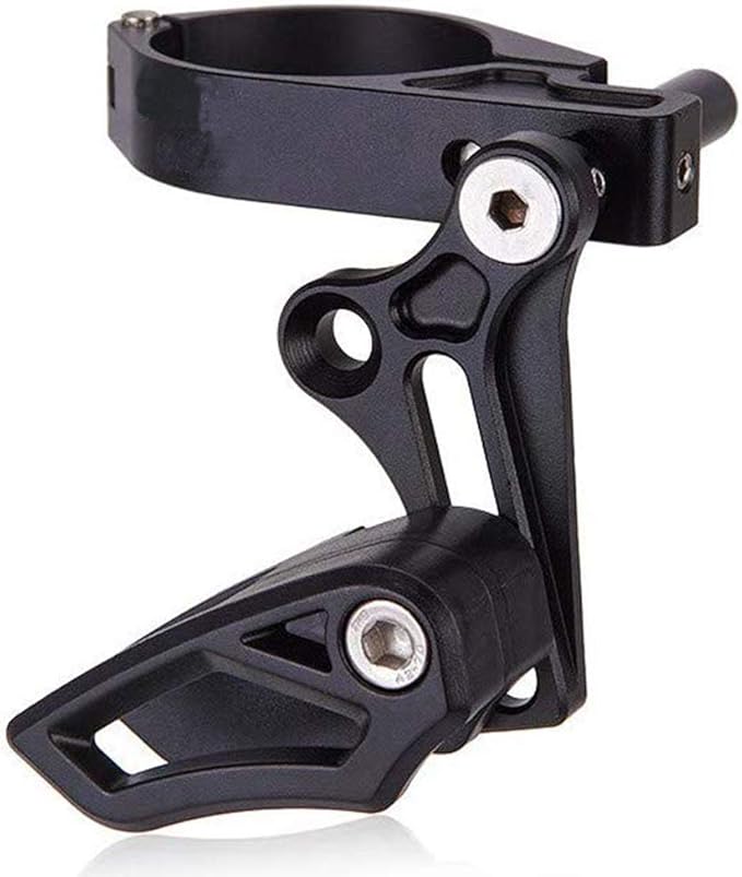 Chain Guide Mountain Bike, CYSKY MTB Chain Guide Direct Mount Chainring Guard Perfect for Most Bicycle Road Bike Mountain Bike BMX Fixie (Alloy Aluminum, Black)