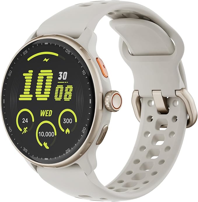R3 GPS Smartwatch (White/Gold)