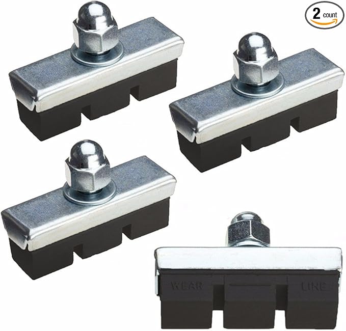 Wideskall® High Grade 40mm Cycling Bicycle Bike Bolt On Brake Pads