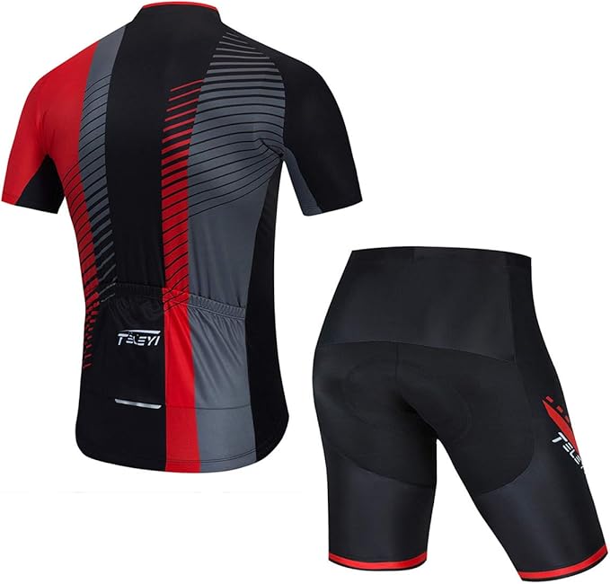 Cycling Jerseys Sets Short Sleeve Bike Clothing Suits Bicycle top Men MTB Jersey Breathable Summer