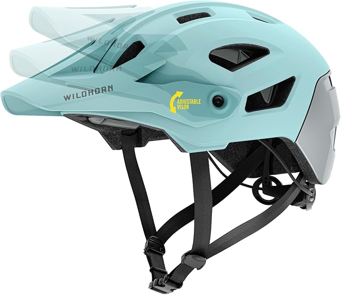 Wildhorn Corvair Mountain Bike Helmet for Men and Women with Maximum Venting, FTA fit System & Adjustable Visor. Adjustable Sizing Adult Bike Helmets for Women and Men. Stylish All Around MTB Helmet