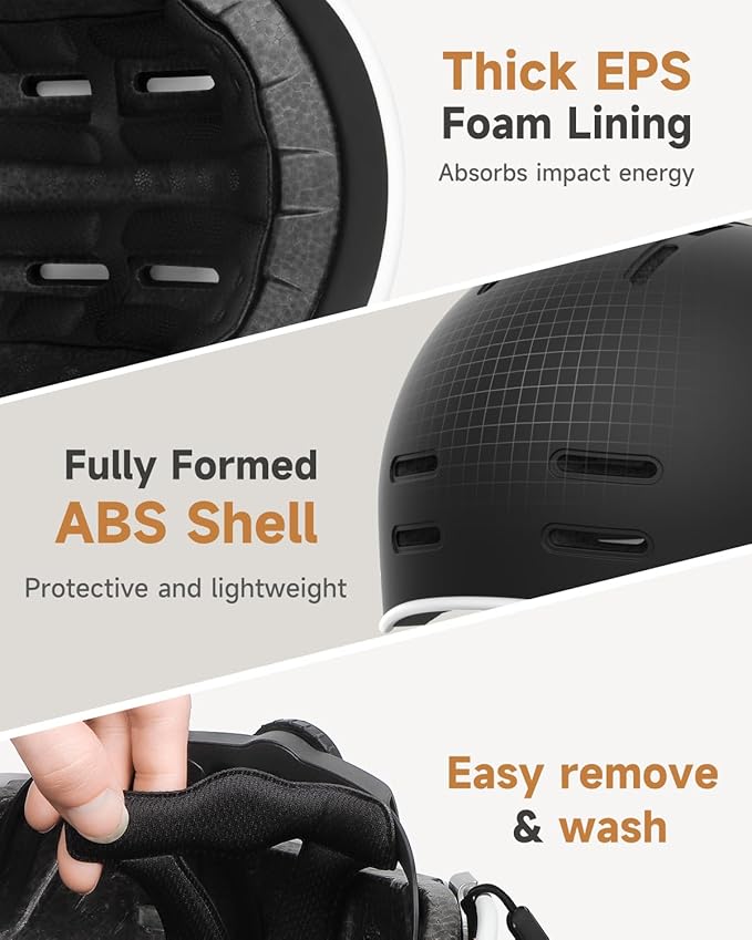 Findway Pro Bike Helmet for Adults,Adjustable Cycling Helmet for Men & Women [Safety Certified] Bicycle Helmet for Commuting, Road Biking, Skating with Adjustable Dial