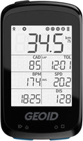 GEOID CC500 Bike Computer GPS, Wireless Bike Speedometer, ANT+ Bluetooth 2.5 Inch Bicycle Computer,IPX6 Waterproof Cycling Computer with Auto Backlight