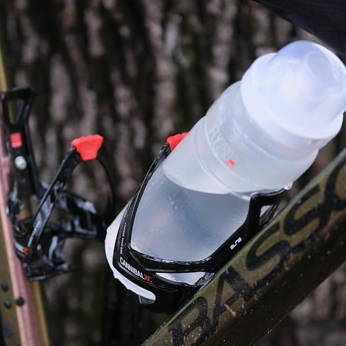 Elite Cannibal XC Bio-Based Bottle Cage, Lightweight and Secure for All Terrains