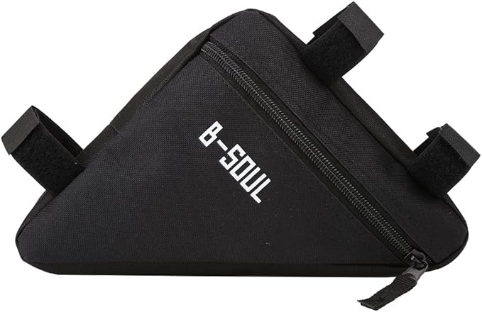 Triangle Bag Waterproof Frame Front Tube Pouch Bag Ox Quick Release Front Saddle Cycling Top Tube Triangle Tool Bag (Black) Bobilife Triangle Frame Bag Front Triangl