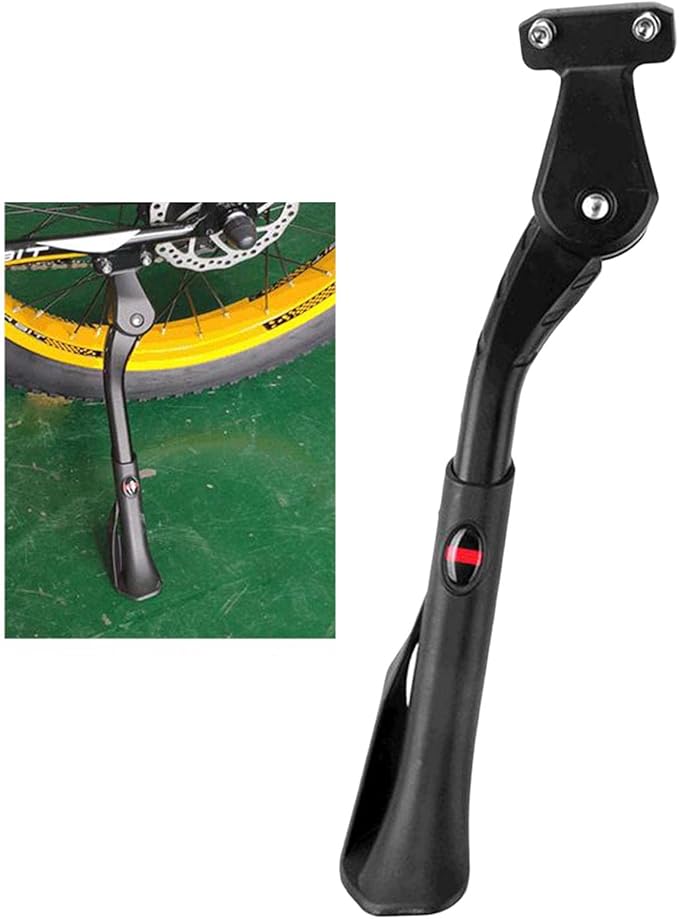 Adjustable Bike Kickstand for 20-29 Inch Wheels - Sturdy Aluminum Alloy Stand for Mountain, Folding Bikes