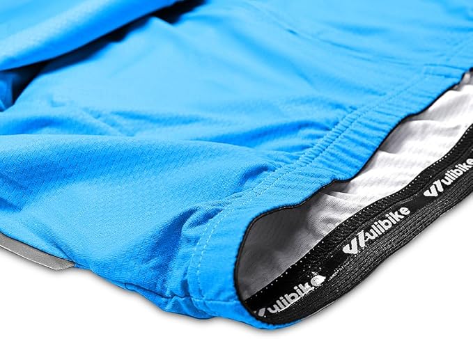 Men's Cycling Jerseys Long Sleeve Bike Biking Shirts Full Zip with Pockets Road Bicycle Clothing