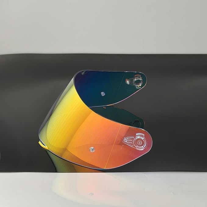902 Helmet Visor Replacement. Helmet Face Shield UV Protection Compatible with ILM 902,902L,902BT (Revo Clear Red-Day&Night Use)