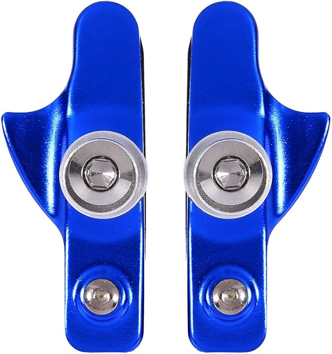 Tbest Road Brake Pad Blocks MTB BMX Mountain Bike V Brake Pads Brake Blocks 2pcs Aluminium Alloy Road Brake Shoes Drawer Style Brake Pads for Mountain Bike Cycling