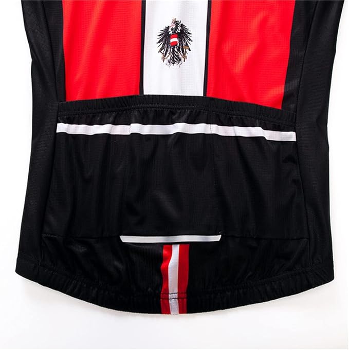 Hotlion Men's Cycling Jersey Sets Gel Pad Summer Bike Clothing Suit Breathable Bike Clothes with 3 Rear Pockets