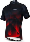 Hotlion Summer Cycling Jersey Men Mountain Bike Jersey Quick Dry Bicycle Shirt Short Sleeve Cycling Clothing