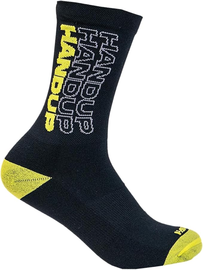 Handup FootDown Cycling Socks - Non Compression Lightweight 90% Nylon 10% Spandex Blend Socks - Made in the USA