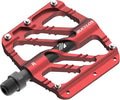 BUCKLOS MTB Flat Pedals Mountain Bike Pedals, 3 Bearings CNC Adult Road Bike Pedals, Bicycle Platform Aluminum Alloy Non-Slip Pedal for Gravel Bike/BMX 9/16"(Black)