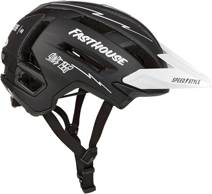 BELL Super Air Spherical Bike Helmet - Fasthouse Matte Black/White Large