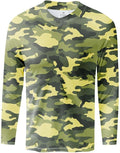 Men's MTB Shirt Long Sleeve Off-Road Motocross Cycling Jersey Mountain Bike Shirts Quick-Dry Moisture Wicking