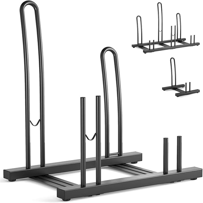 CXWXC 3/5 Bikes Stand Rack - Bike Storage Parking Racks Indoor/Outdoor - Bicycle Stand Garage for Parking Mountain Road Hybrid Bike, Fits Wheels up to 2.4" (on floor for 2 bikes)