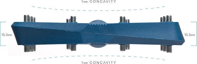 Crankbrothers Stamp Flat MTB Pedals - Size-Specific, Lightweight, Versatile, Durable Bike Pedals