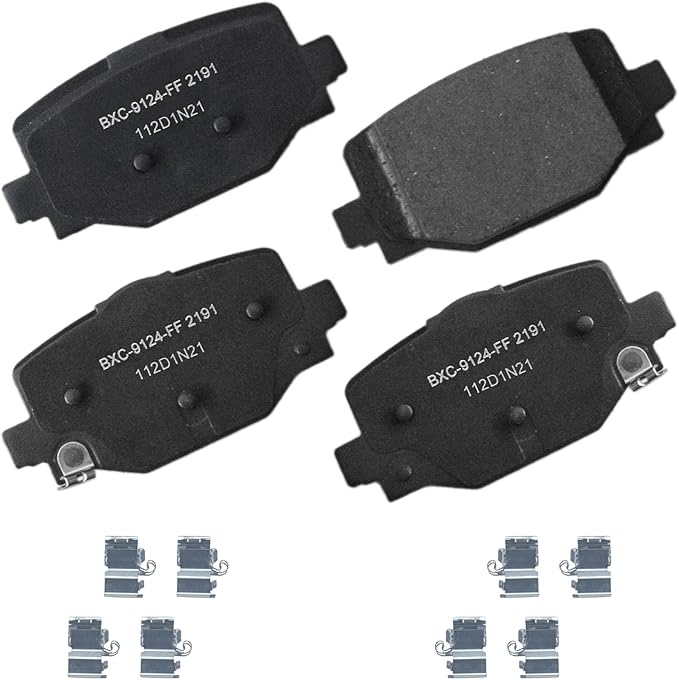Bendix Premium SBC2191 Ceramic Rear Brake Pads for INFINITI QX50 2023-2019, QX55 2024-2022