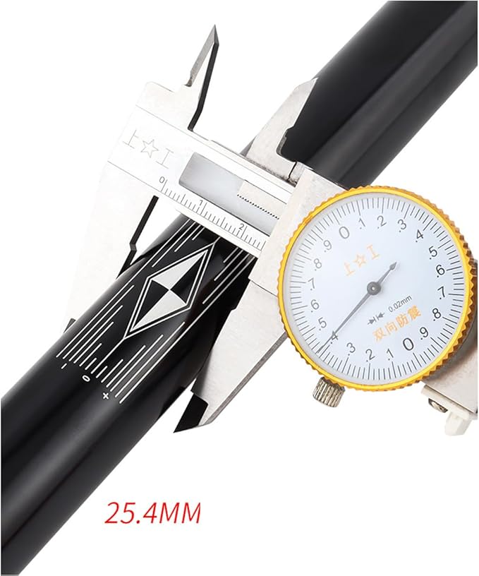 25.4mm bicycle handlebar, aluminum straight handle MTB bicycle riser bar for road bike MTB mountain bike (375mm length)