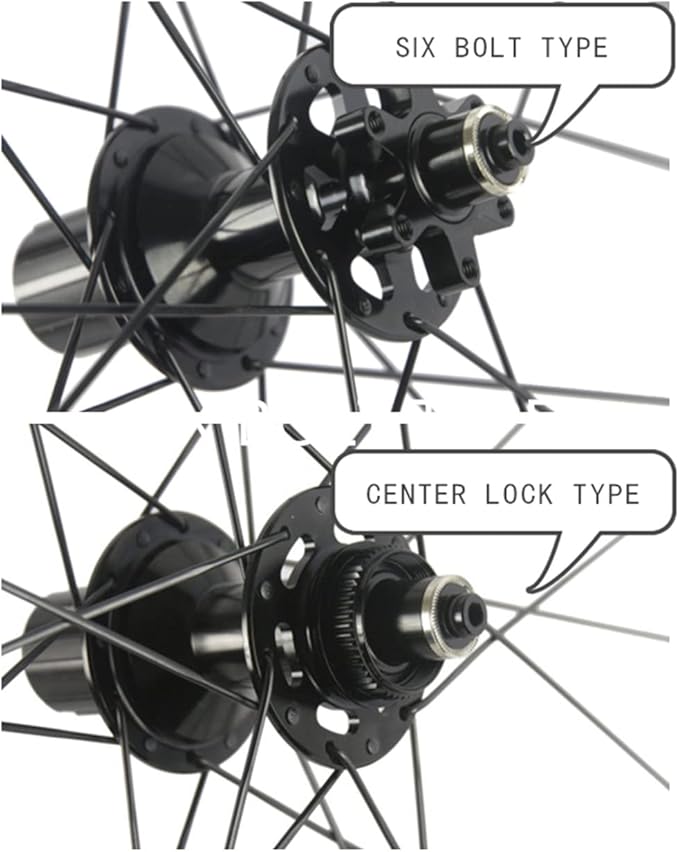 SUPERTEAM Carbon Wheelset 700C Tubeless Gravel Wheelset Disc Braking 45TU-28