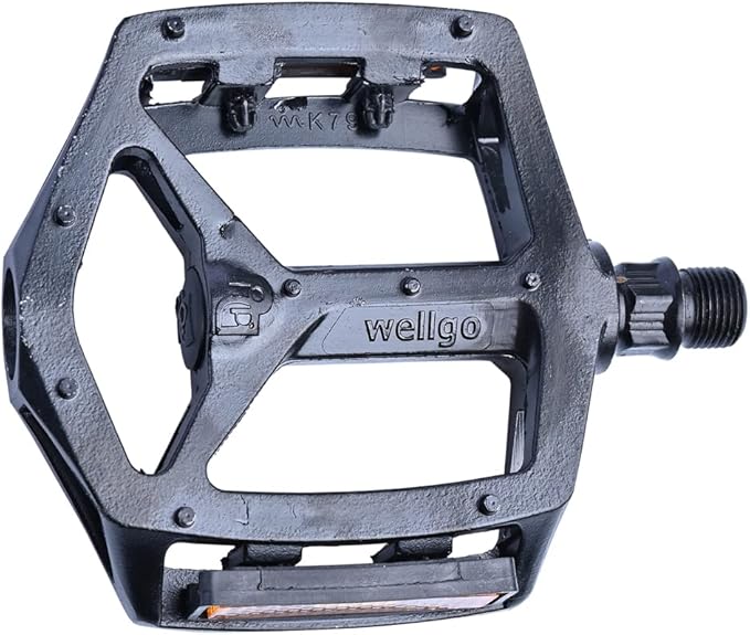 Mountain Bike Pedals, Aluminum Flat Bike Pedals Adult, MTB and Road Bike Pedals.9/16 Inch Platform and Clipless Pedals for City,Urban, and E-Bike.1 Pair(2Pcs).