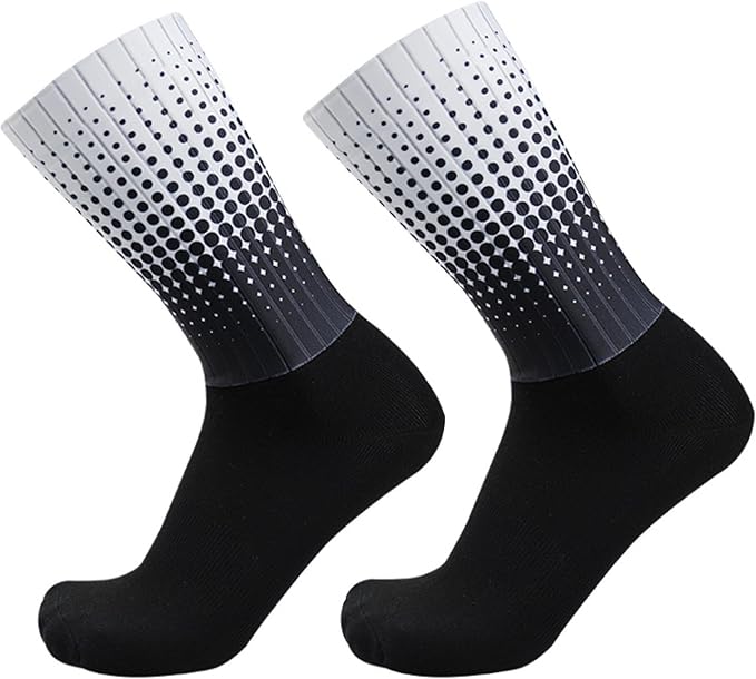 Aero Socks Silicone Non-Slip Breathable Comfortable and Durable Sports Cycling Socks one size 6-12