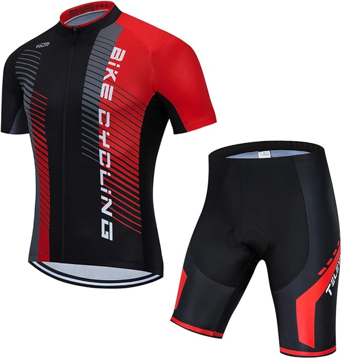 Cycling Jerseys Sets Short Sleeve Bike Clothing Suits Bicycle top Men MTB Jersey Breathable Summer