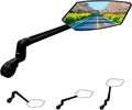 Bike Mirror, New Foldable Bicycle Mirror for Handlebar Mount, Adjustable 360°Rotatable Bicycle Rear View Mirrors for E-bike, Mountain Bike, City Bikes &Scooter (Right 0.87-1")