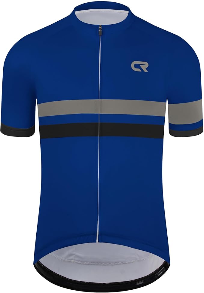Coconut Ropamo CR Mens Cycling Jersey Short Sleeve Road Bike Shirt with 3+1 Zipper Pockets Breathable Quick Dry